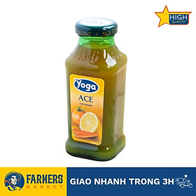 Nước Ép Cam, Cà Rốt Và Chanh Yoga - Đảm bảo 100% trái cây sạch và tươi mới, hương vị thanh mát tự nhiên, nguyên chất (200ML)