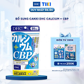 Viên uống Bổ sung Canxi DHC Calcium + CBP