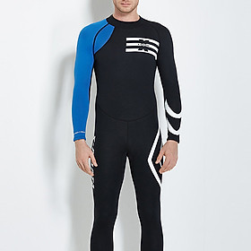 Men's Diving Suit One-Piece Long-Sleeved Wetsuit 3MM Neoprene Snorkeling Jellyfish Suit