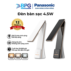 Mua Đèn Bàn Sạc PANASONIC 5W HHGLT0339W88L – HHGLT0339B88L Siêu Nhỏ gọn  Nút cảm ứng thay đổi độ sáng  thay đổi 3 màu ánh sáng  Gập để bật tắt  không ánh sáng xanh bảo vệ mắt