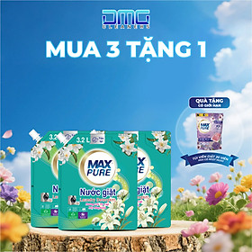 MUA 3 TẶNG 1: Túi Nước 9,6L Giặt Sạch Sâu Hương Lily Hy Lạp TẶNG 1 Túi Viên Giặt Hoa Cỏ Ngọt Ngào 20 Viên