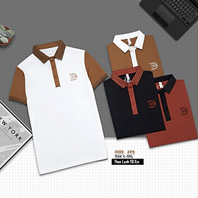 2375 - Áo Polo nam tay ngắn, Áo cổ trụ nam thun lạnh cao cấp, hàng Xưởng may Vinh Thiện Phát, sỉ từ 10 cái