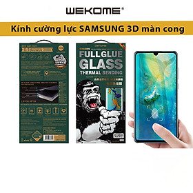 Kính cường lực SAMSUNG 3D Hàng Nhập Khẩu WEKOME 028 trong suốt dành cho S8 S8+ S9 S9+ S10 S10+ NOTE 8 9