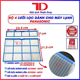 Lưới lọc điều hoà không khí dành cho máy lạnh các loại - Điện Lạnh Thuận Dung