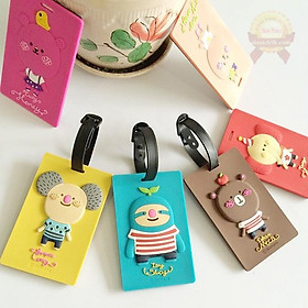 Nơi bán Name tag Thẻ ghi nhớ balo hành lý vali Nametag ngộ nghĩnh cute F719SP1 - Giá Từ -1đ