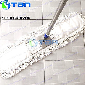 Mua Cây lau sàn công nghiệp bản 90cm cán tăng đơ nhập khẩu cao cấp sợi cotton màu trắng thấm hút tốt