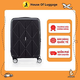 Vali kéo Argyle  AMERICAN TOURISTER - MỸ Vali kéo nhựa PP có trọng lượng nhẹ và bền chắc Hệ thống 4 bánh xe đôi 360 - ĐEN - Cabin 5520