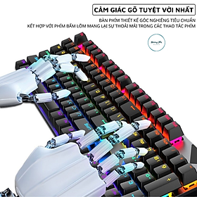 Mua Bàn Phím Cơ Gaming K1 RED Switch 20 Chế Độ LED Màu Cực Đẹp Chơi Mọi Tựa Game Trên Máy Tính Laptop PC