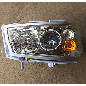 Đèn pha xe tải lắp cho xe Howo 371, 336 ben, bóng halogen Hàng HÃNG