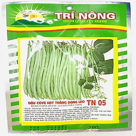 Hạt giống đậu cove hạt trắng dạng leo TN 05