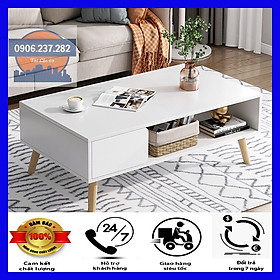  Bàn trà Sofa phong cách hiện đại để phòng khách có ngăn để đồ