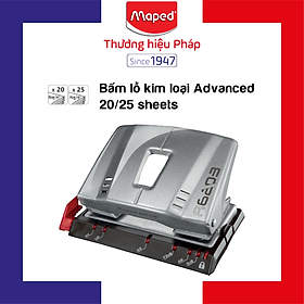 MAPED - Bấm lỗ kim loại Advanced 20 25 sheets - 1 hộp