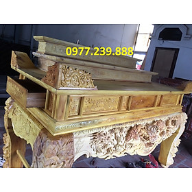 Mua sập thờ gỗ mít ta 3 cấp gỗ chân 24cm