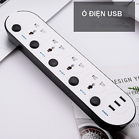 Ổ Cắm Điện Thông Minh USB Cao Cấp Jodily StarHome - Ổ Chữ Nhật MTC1