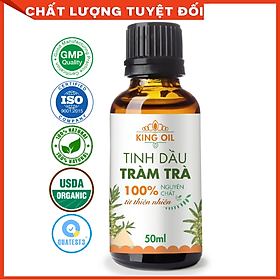 Tinh dầu Tràm Trà Úc Tea Tree Oil 50ml nguyên chất 100% từ thiên nhiên -