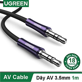 Mua Cáp âm thanh 2 đầu giắc 3.5mm dây bọc dù dài 1-2m UGREEN AV171 - Hãng nhập khẩu chính hãng