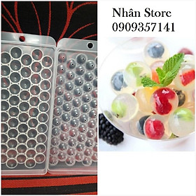 Mua Khuôn rau câu HÌNH VIÊN BI 63 Viên HPL69 - Màu ngẫu nhiên