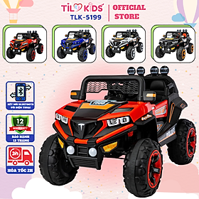 Xe oto điện trẻ em, xe điện cho bé tilo kids tlk-5199 có điều khiển từ xa, bluetooth, chế độ nhún