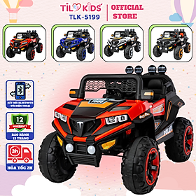 Xe oto điện trẻ em, xe điện cho bé TILO KIDS TLK-5199 có điều khiển từ xa, bluetooth, chế độ nhún