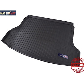 Thảm lót cốp xe ô tô Nissan X trail 2014-2017 nhãn hiệu Macsim chất liệu TPV màu đen hàng loại 2