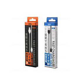 Mua Cáp Sạc Remax RC-134i Lighnting - Hàng Chính Hãng + Tặng Kèm 2 Dây Bọc Cáp Sạc Và Tai Nghe Lò Xo