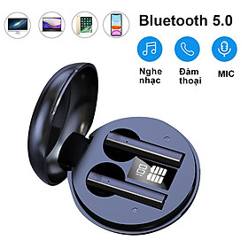 Mua Tai nghe không dây nhét tai cảm ứng tăng giảm âm lượng ngay trên tai nghe bluetooth 5.0 - Hàng Chính Hãng