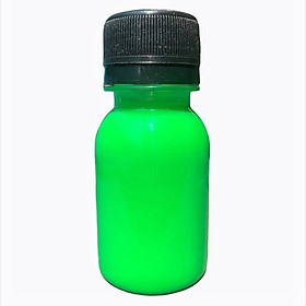 50g Sơn màu Xanh Lá dạ quang dưới đèn UV