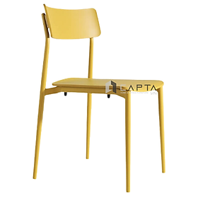 Mua Ghế cafe nhựa màu vàng Cult Chair Nội thất Capta Ghế tiếp khách văn phòng cao cấp tiêu chuẩn Châu Âu Ghế ăn xếp chồng