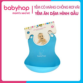 Yếm Ăn Bằng Nhựa Hình Gấu Babyhop Nm-401