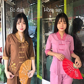 Đồ Lam Đi Chùa Pháp Phục Phật Giáo La Hán nhìu màu s2