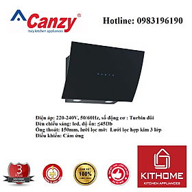 Máy Hút Mùi Canzy CZ 087D Hàng chính hãng