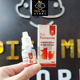 Five-Funazole Dung Dịch Uống Hỗ Trợ Nấm Cao Cấp, Trị Nấm Toàn Thân cho Chó Mèo