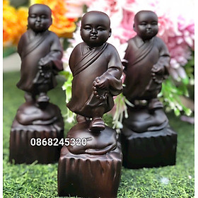 Mua TƯỢNG CHÚ TIỂU THONG DONG BẰNG GỖ TRẮC KT CAO 20CM