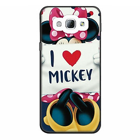 Ốp Lưng Dành Cho Điện Thoại Samsung Galaxy A8 - I Love Mickey