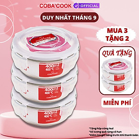 Mua Bộ Hộp Đựng Thực Phẩm Bảo Quản Thức Ăn Thủy Tinh Chịu Nhiệt Mua 3 TẶNG 2