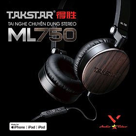 Mua Tai nghe Takstar ML750 - AVSTAR   Tai nghe chụp tai  tai nghe nghe nhạc  tai nghe có dây - hàng chính hãng