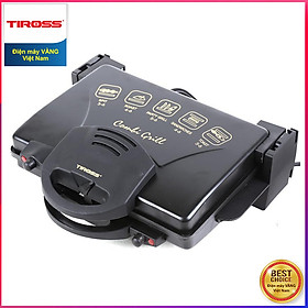 Vỉ nướng điện đa năng tiross ts965 - hàng chính hãng