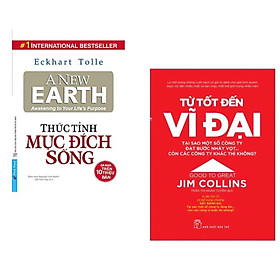 [Download Sách] Combo 2 cuốn : Từ Tốt Đến Vĩ Đại - Jim Collins + Thức Tỉnh Mục Đích Sống (Tái Bản)