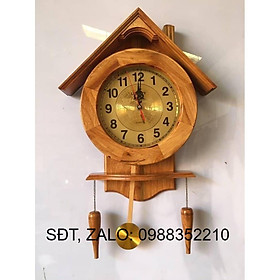 Mua ĐỒNG HỒ MÁI NHÀ GỖ CẨM