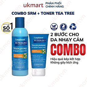 Gel rửa mặt BHA Compliment No Problem làm sạch sâu, giảm viêm & mụn 200ml