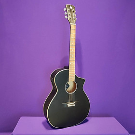 Mua Đàn guitar SVA102 mặt gỗ thông có ty gắn eq 7545 kết nối loa - Tặng phụ kiện
