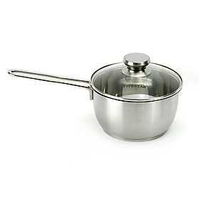 Mua Nồi quánh Inox 3 đáy nắp kính Fivestar 16cm FTS16