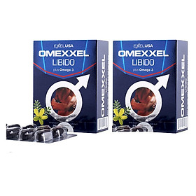 Combo 2 Hộp Viên Uống Tăng Cường Sinh Lý Và Sức Khỏe Nam Giới Omexxel Libido (60Viên) - Xuất xứ Mỹ