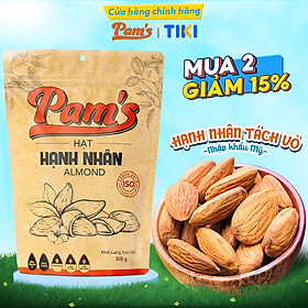 Hạnh Nhân Mỹ Tách Vỏ Pams, Rang Nguyên Vị, Ăn Kiêng Giảm Cân, Ngũ Cốc Dinh Dưỡng Bà Bầu