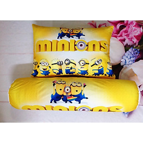 Mua Set vỏ gối nằm và vỏ gối ôm mẫu Minion