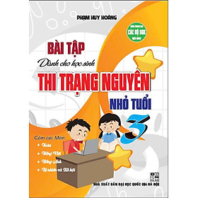 Sách - Bài Tập Dành Cho Học Sinh Thi Trạng Nguyên Nhỏ Tuổi 3 - HA