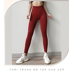 ĐỒ TẬP GYM NỮ QUẦN TẬP YOGA NỮ QUẦN LEGGING TẬP GYM CẠP CAO TÔN DÁNG CAO CẤP