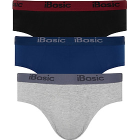 Combo 3 quần lót nam cotton iBasic PANM077