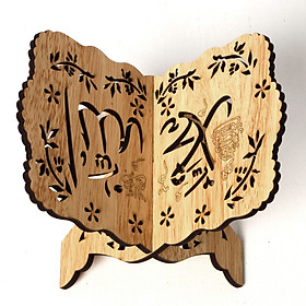 Wooden Lesser Bairam Book Stand Holder for Bible