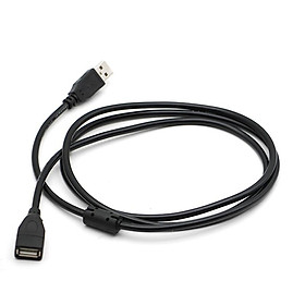 Cáp Nối Dài USB 2.0 Nam Sang Nữ Cáp Truyền Dữ Liệu Máy Tính Chuột Bàn Phím Máy Chiếu Dài 0.5m 1m 1.5m 3m 5m Màu sắc: Đen
